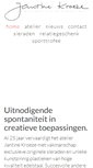 Mobile Screenshot of jantinekroeze.nl
